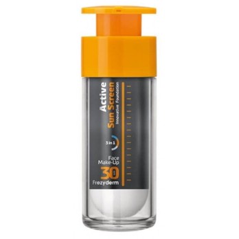 Frezyderm Active Sun Screen Face Make-Up SPF30 30ml | Αντιηλιακό Make-Up Προσώπου