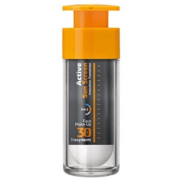 Frezyderm Active Sun Screen Face Make-Up SPF30 30ml | Αντιηλιακό Make-Up Προσώπου