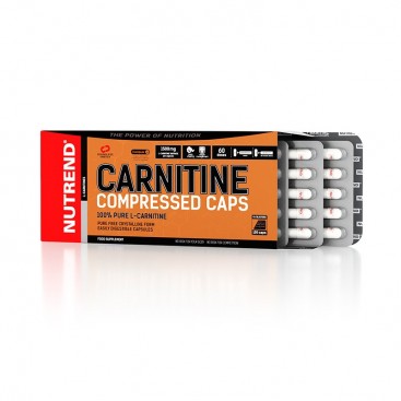 Nutrend Carnitine Compressed 120 caps Ιδανικό για Aπώλεια Λίπους