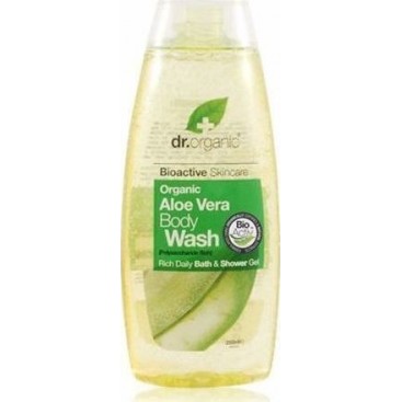 Dr. Organic Aloe Vera Body Wash Αφρόλουτρο με Βιολογική Αλόη Βέρα 250ml