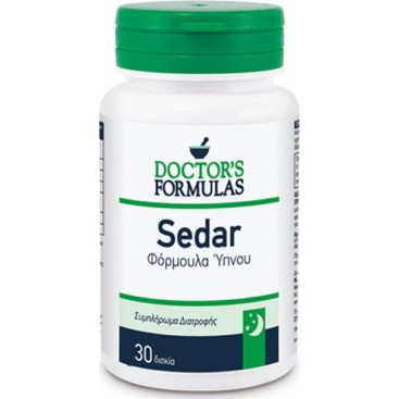 Doctor's Formulas Sedar Φόρμουλα Ύπνου 30 Δισκία