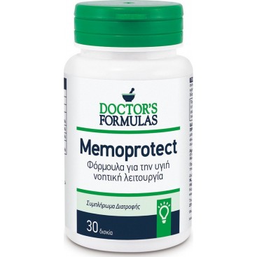 Doctor's Formulas Memoprotect Συμπλήρωμα Διατροφής για την Καλή Λειτουργία του Εγκεφάλου, 30 tabs