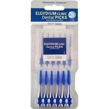 Elgydium Clinic Dental Picks 36τμχ | Οδοντιατρική Οδοντογλυφίδα Απαλή με τα Ούλα