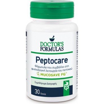 Doctor's Formulas Peptocare 30tabs - Φυσιολογική Λειτουργία Πεπτικού Συστήματος