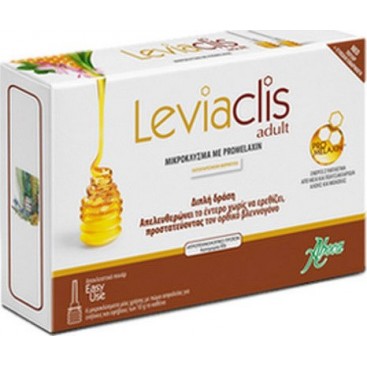 Aboca Leviaclis Adults 6 Μικροκλύσματα x 10gr | Μικροκλύσματα Για Ενήλικες Για Την Καταπολέμηση Της Δυσκοιλιότητας