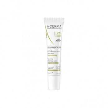 A-Derma Dermalibour+ Cica Baume Levres 15ml | Επανορθωτικό Βάλσαμο Χειλιών