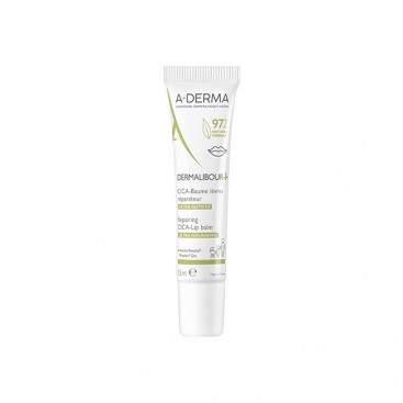 A-Derma Dermalibour+ Cica Baume Levres 15ml | Επανορθωτικό Βάλσαμο Χειλιών