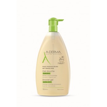 A-Derma Gel Douche Surgras Ultra Rich Shower Gel 750ml | Αφρόλουτρο για Ξηρές Επιδερμίδες