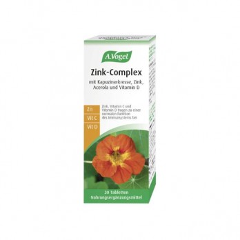 A.Vogel Zinc Complex 30tabs | Συμπλήρωμα Διατροφής με Ψευδάργυρο για την Ενίσχυση του Ανοσοποιητικού Συστήματος