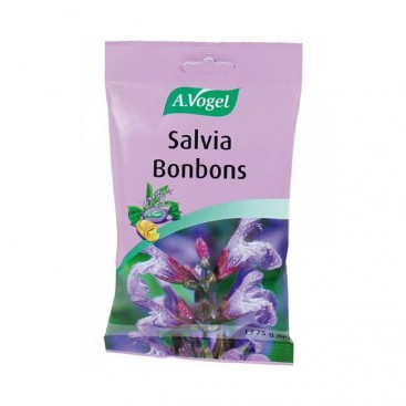 A.Vogel Salvia Bonbons 75g | Καραμέλες με Φρέσκο Φασκόμηλο για τον Ερεθισμένο Λαιμό