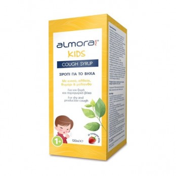 Elpen Almora Plus Kids Cough Syrup 120ml | Παιδικό Σιρόπι για τον Ξηρό & Παραγωγικό Βήχα Από 1 Έτους