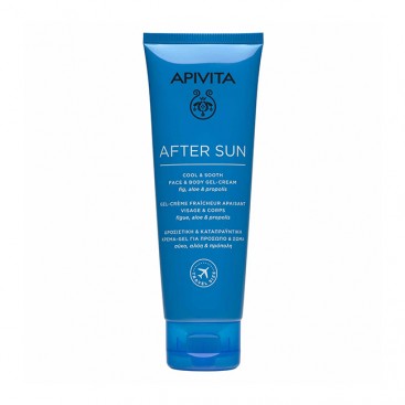 Apivita After Sun Cool & Sooth Face & Body Gel Cream Limited Edition 100ml | Δροσιστική Κρέμα Gel για Πρόσωπο & Σώμα