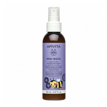 Apivita Mini Bees Gentle Kids Detangling Spray 150ml | Παιδικό Απαλό Σπρέι για Ξεμπέρδεμα των Μαλλιών  