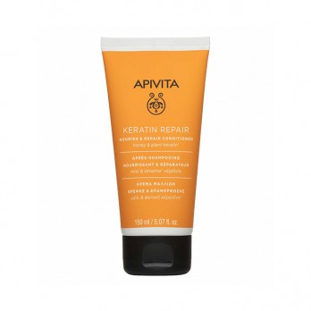 Apivita Keratin Repair Conditioner 150ml | Κρέμα Μαλλιών Θρέψης & Επανόρθωσης με Φυτική Κερατίνη