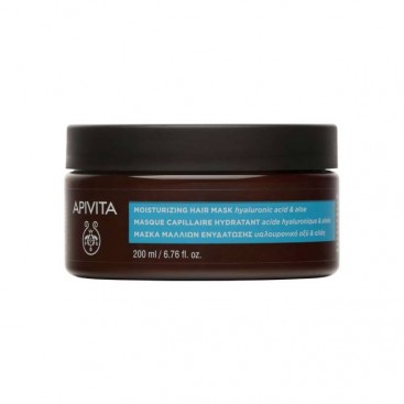 Apivita Hyaluronic Hydra Moisturizing Hair Mask 200ml |  Μάσκα Μαλλιών Ενυδάτωσης