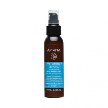 Apivita Hyaluronic Hydra Leave In Conditioner 100ml | Κρέμα Μαλλιών για Ενυδάτωση χωρίς Ξέβγαλμα