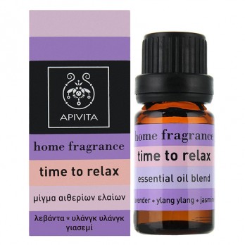 Apivita Essential Oil Time To Relax 10ml | Μίγμα Αιθερίων Ελαίων για Χαλάρωση