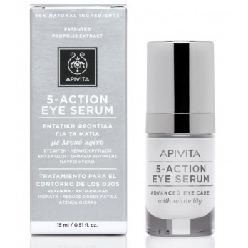 Apivita 5 Αction Eye Serum 15ml | Ορός Ματιών Εντατικής Φροντίδας