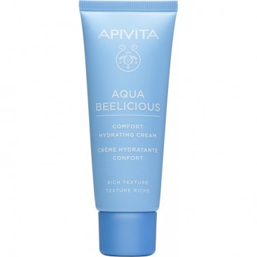 Apivita Aqua Beelicious Comfort Hydrating Cream Rich Texture 40ml | Απαλή Κρέμα Ενυδάτωσης πλούσιας υφής