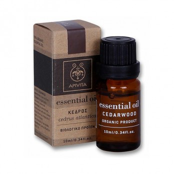 Apivita Essential Oil Cedarwood 10ml |  Αιθέριο Έλαιο Κέδρου