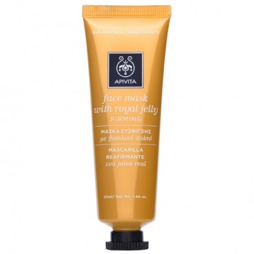 Apivita Face Mask with Royal Jelly 50ml | Μάσκα Σύσφιγξης & Ανάπλασης Προσώπου Με Βασιλικό Πολτό 