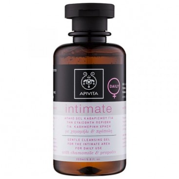 Apivita Intimate Care Daily  200ml | Απαλό Gel Καθαρισμού για την Ευαίσθητη Περιοχή με Χαμομήλι & Πρόπολη