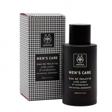 Apivita Men's Care Eau de Toilette 100ml | Ανδρικό Άρωμα Με Κέρδο & Κάρδαμο 