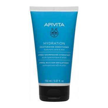 Apivita Hydration Moisturizing Conditioner 150ml | Μαλακτική Κρέμα Ενυδάτωσης με Υαλουρονικό Οξύ & Αλόη