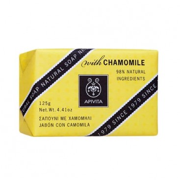 Apivita Natural Soap With Chamomile 125g | Σαπούνι Με Χαμομήλι 