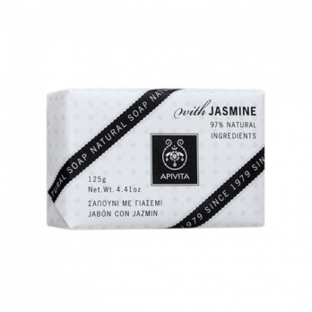 Apivita Natural Soap With Jasmine 125g | Σαπούνι Με Γιασεμί