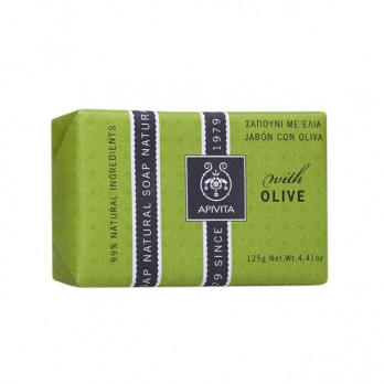 Apivita Natural Soap With Olive 125g | Σαπούνι Με Ελιά