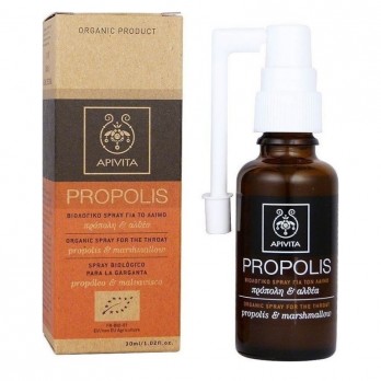 Apivita Propolis Spray 30ml | Βιολογικό Σπρέι για το Λαιμό με Αλθαία & Πρόπολη 