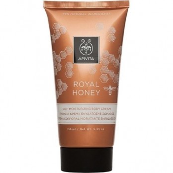 Apivita Royal Honey Moisturizing Body Cream 150ml | Πλούσια Κρέμα Ενυδάτωσης Σώματος με Μέλι.