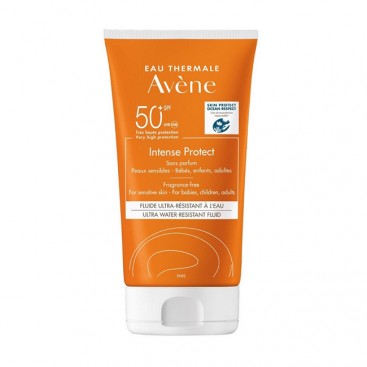 Avene Intense Protect SPF50 150ml |Aντηλιακό για το Ευαίσθητο Δέρμα ,Χωρίς Άρωμα  για Πρόσωπο & Σώμα 