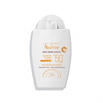 Avene Mineral Fluide SPF50+ 40ml | Αντιηλιακή Κρέμα Προσώπου για την Ευαίσθητη Επιδερμίδα