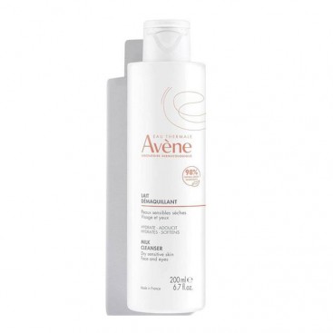 Avene Lait Demaquillant Douceur 200ml | Γαλάκτωμα Καθαρισμού για Ευαίσθητες Ξηρές και Πολύ Ξηρές Επιδερμίδες