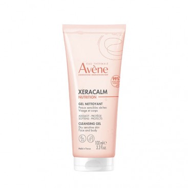 Avene Xeracalm Nutrition Gel Nettoyant 100ml | Τζελ Καθαρισμού για Πρόσωπο & Σώμα