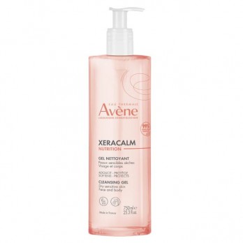 Avene Xeracalm Nutrition Gel Nettoyant 750ml | Τζελ Καθαρισμού για Πρόσωπο & Σώμα