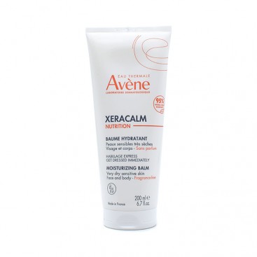 Avene Xeracalm Nutrition Baume Hydratant 200ml | Ενυδατικό & Καταπραϋντικό Βάλσαμο για Πρόσωπο & Σώμα