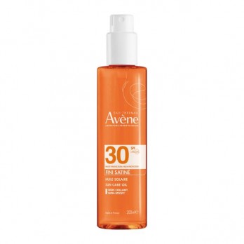 Avene Huile Solaire Fini Satine SPF30 200ml | Αντιηλιακό Λάδι Σώματος 