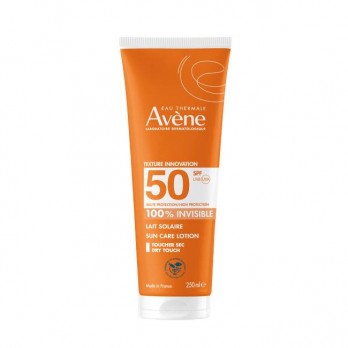 Avene Lait Solaire 100% Invisible  250ml | Διάφανο Αντηλιακό Γαλάκτωμα για Πρόσωπο & Σώμα