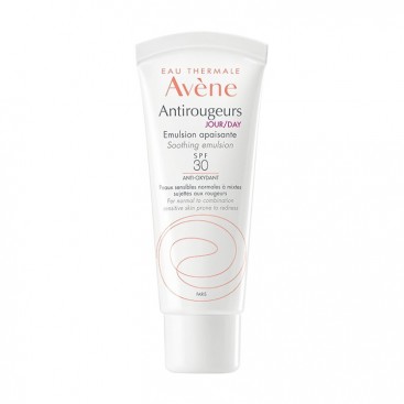 Avene Antirougeurs Jour Emulsion SPF30 40ml | Λεπτόρρευστη Κρέμα Ημέρας Προσώπου για Δέρμα με Τάση για Κοκκινίλες