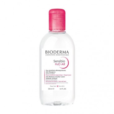 Bioderma Sensibio H2O AR 250ml |Νερό για Καθαρισμό και Ντεμακιγιάζ Προσώπου για την Ευαίσθητη Δυσανεκτική Επιδερμίδα με Τάση για Αλλεργίες