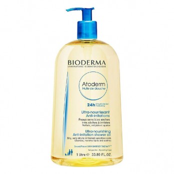 Bioderma Atoderm Huile de Douche 1lt | Λάδι Καθαρισμού για Ξηρό έως πολύ Ξηρό Δέρμα