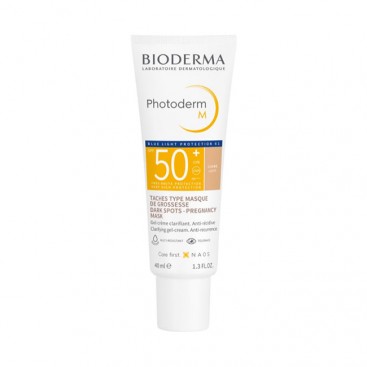 Bioderma Photoderm M SPF50+ Light 40ml | Αντηλιακό Προσώπου με Χρώμα για την Υπερμελάγχρωση Ανοιχτή Απόχρωση