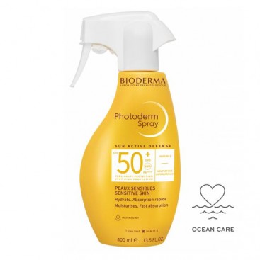 Bioderma Photoderm Spray Invisible SPF50 300ml | Αντηλιακό Σπρέι για Πρόσωπο και Σώμα