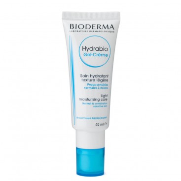 Bioderma Hydrabio Gel Creme 40ml | Ενυδατική Κρέμα Τζελ Λεπτής Υφής για Κανονικές  Μικτές Επιδερμίδες