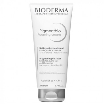 Bioderma Pigmentbio Foaming Cream 200ml | Απολεπιστική Κρέμα Καθαρισμού για Φωτεινή Επιδερμίδα.