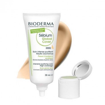 Bioderma Sebium Global Cover 30ml | Θεραπεία Ατελειών με Χρώμα 