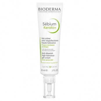 Bioderma Sebium Kerato+ 30ml | Κρέμα Προσώπου σε Μορφή Τζελ για Επιδερμίδες με Τάση Ακμής